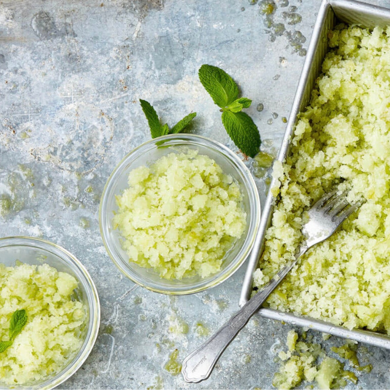 Matcha Lemonade Granita