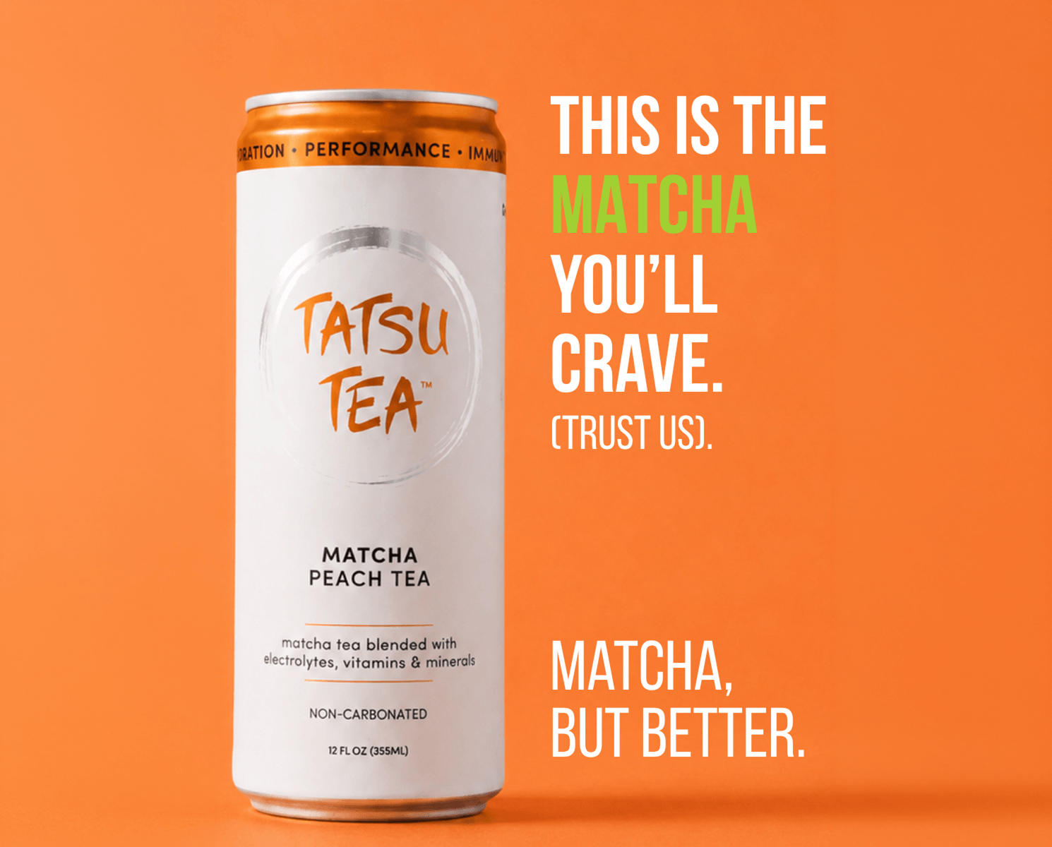 Matcha Performance Tea - Peach
