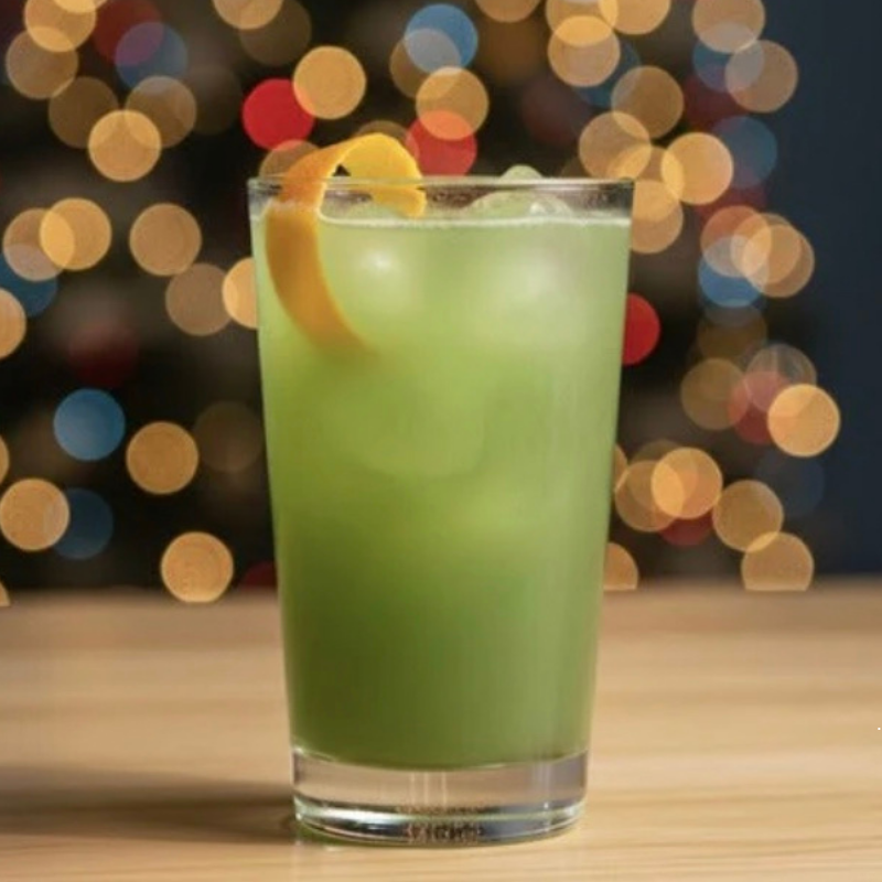 The Gingerbread Matcha Highball